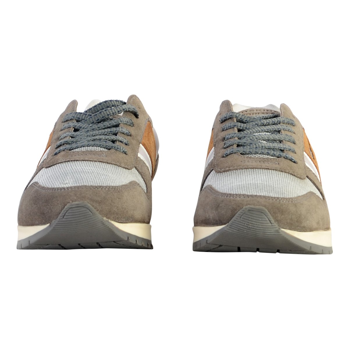 Baskets textile AFFAIRAN gris+cognac, REDSKINS