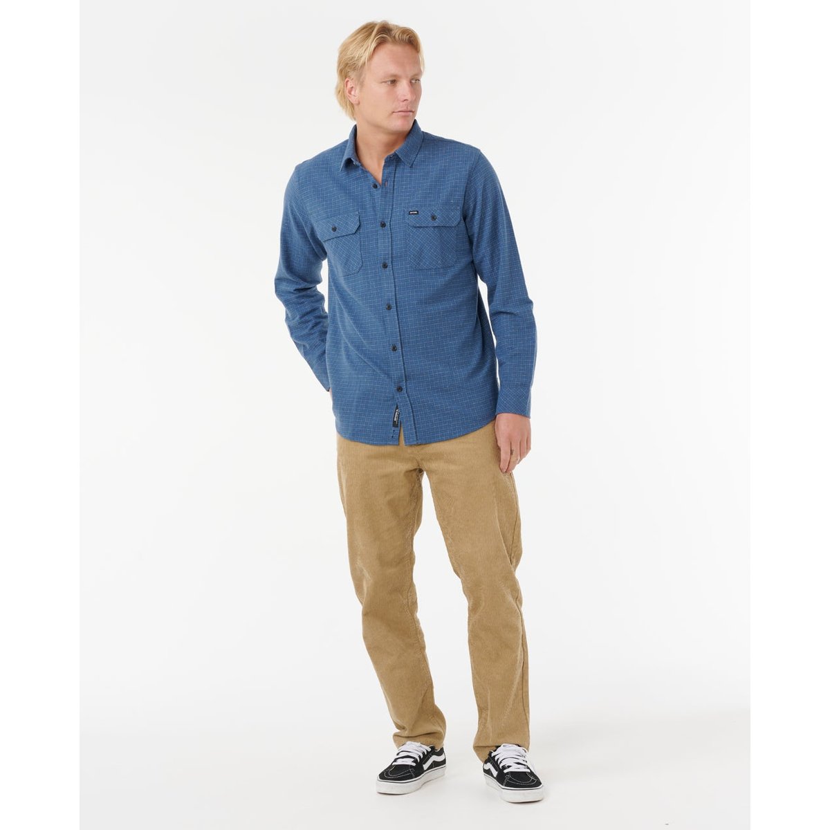 Chemise Flanelle Classic SURF Checked In marine, RIP CURL