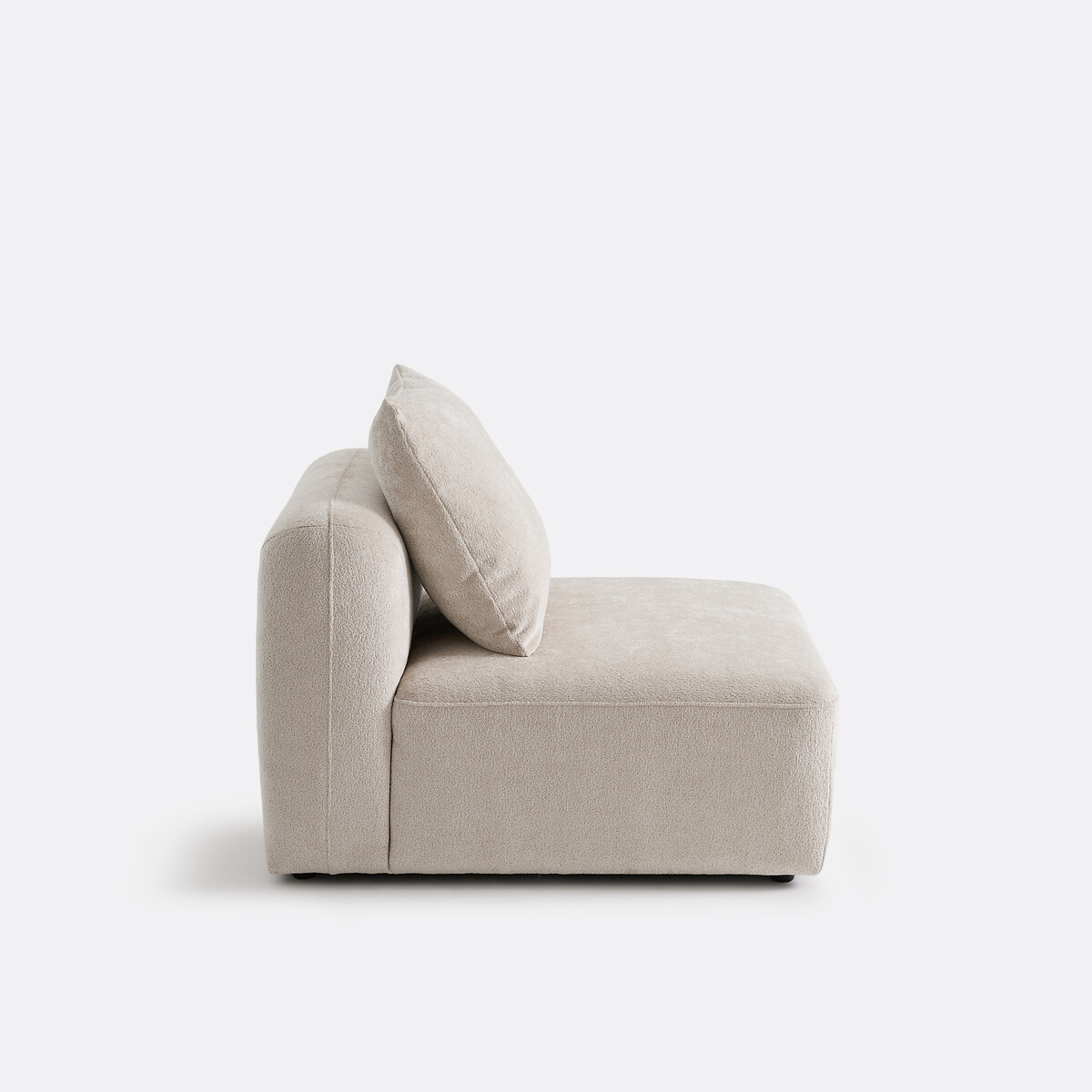 Zitelement voor modulaire bank, jacquard chenille, AMAD parel, LA REDOUTE INTERIEURS
