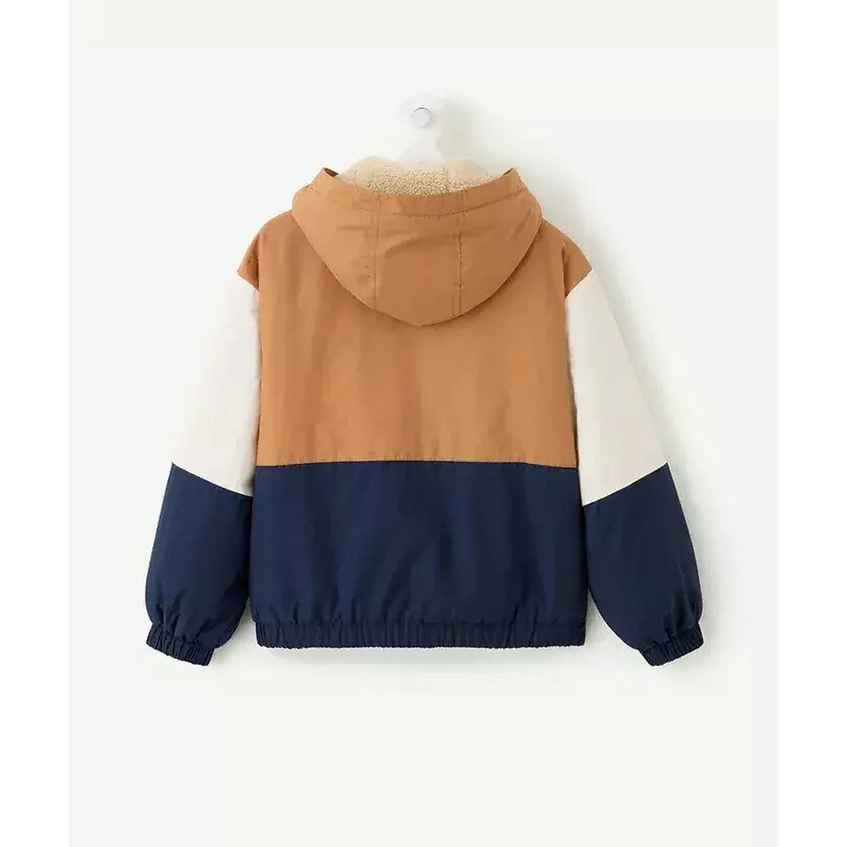 Giacca foderata in sherpa marine/cammello, TAPE A L'OEIL
