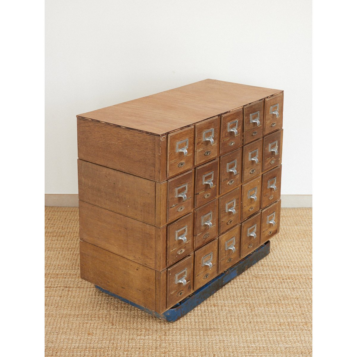 Meuble de classement en bois Fernand N°487 - Bon état bois foncé, DEBONGOUT