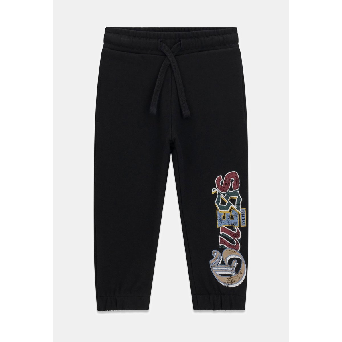 Pantalon Avec Logo Imprimé noir, GUESS KIDS