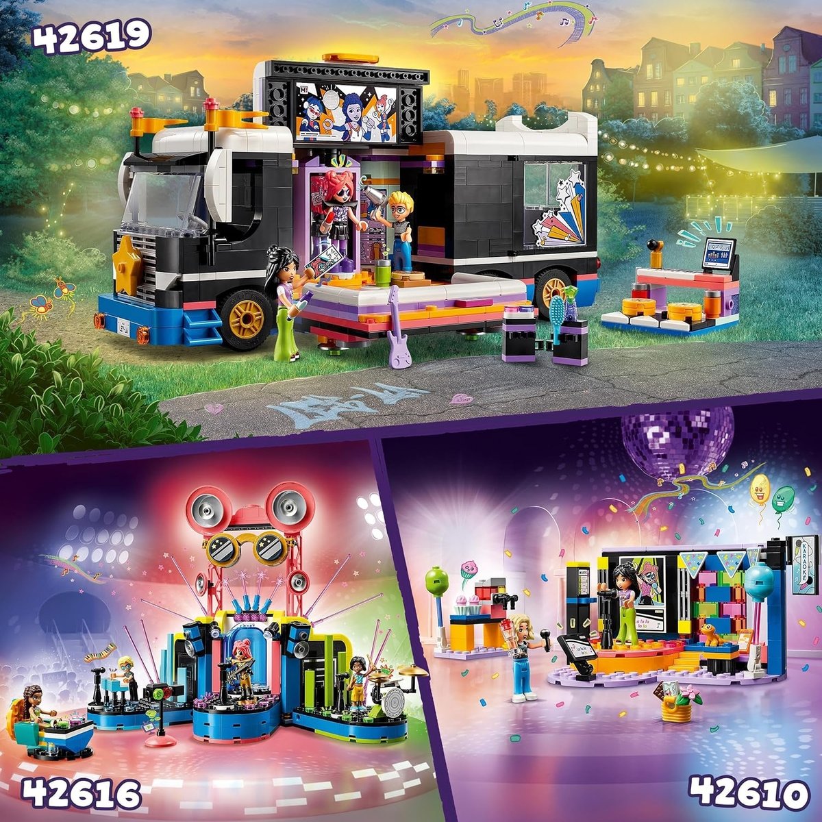 LEGO Friends - Le karaoké - 42610 multicolore, LEGO