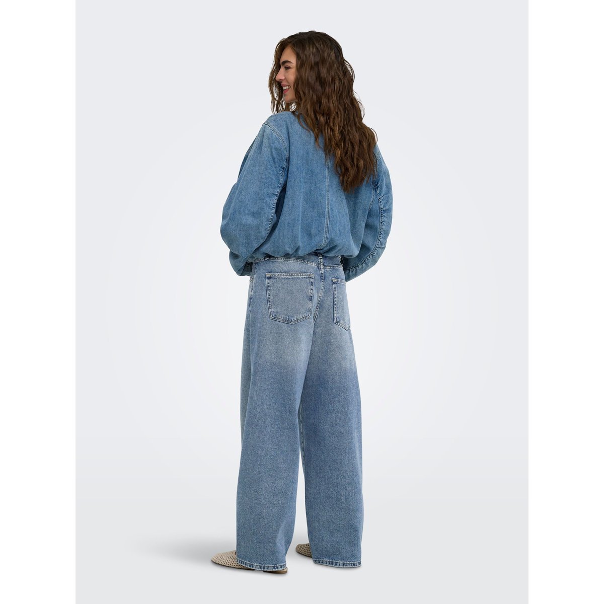 Jean Coupe Droite medium blue denim, ONLY