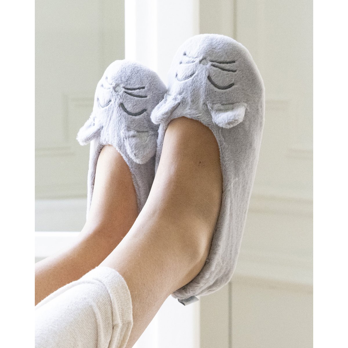Chaussons extra-light Ballerines gris, ISOTONER
