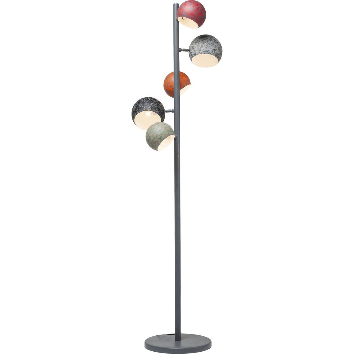 Lampadaire en acier 177cm, CALOTTA multicolore, KARE DESIGN