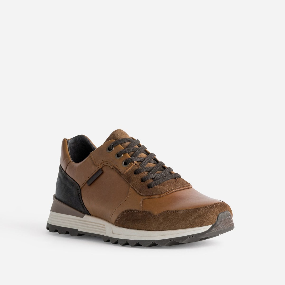Basket en cuir PIERRINO cognac, ERAM