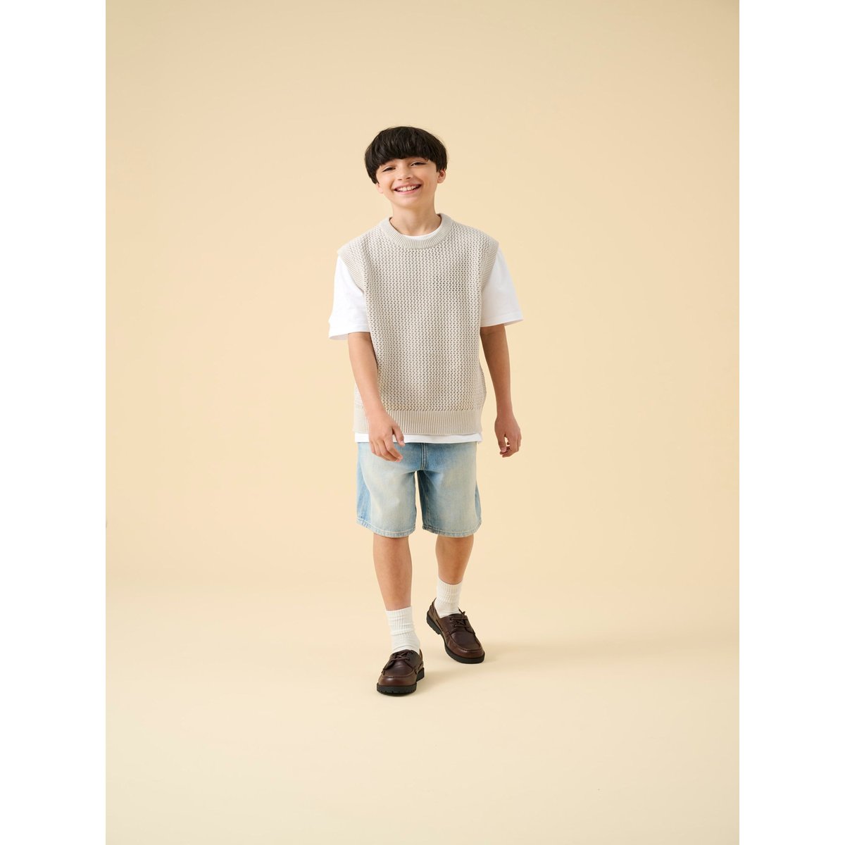 Short En Denim light blue denim, ONLY & SONS JUNIOR