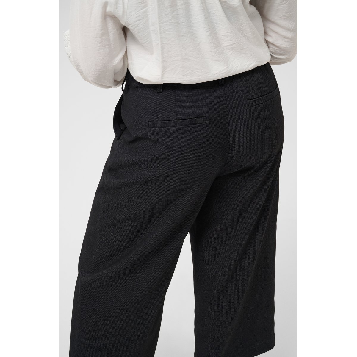 Pantalon de costume gris dark grey melange, KAFFE CURVE