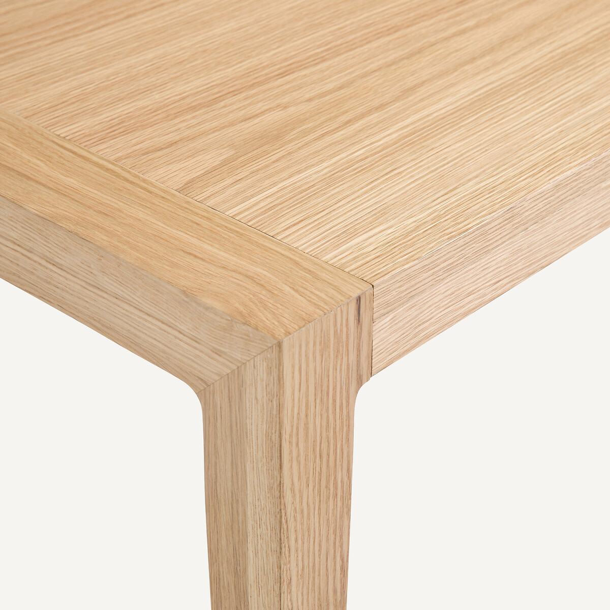 Table à allonges, en chêne massif et plaqué chêne, 8 à 12 couverts, NIZOU chêne naturel, EMMANUEL GALLINA X AM.PM