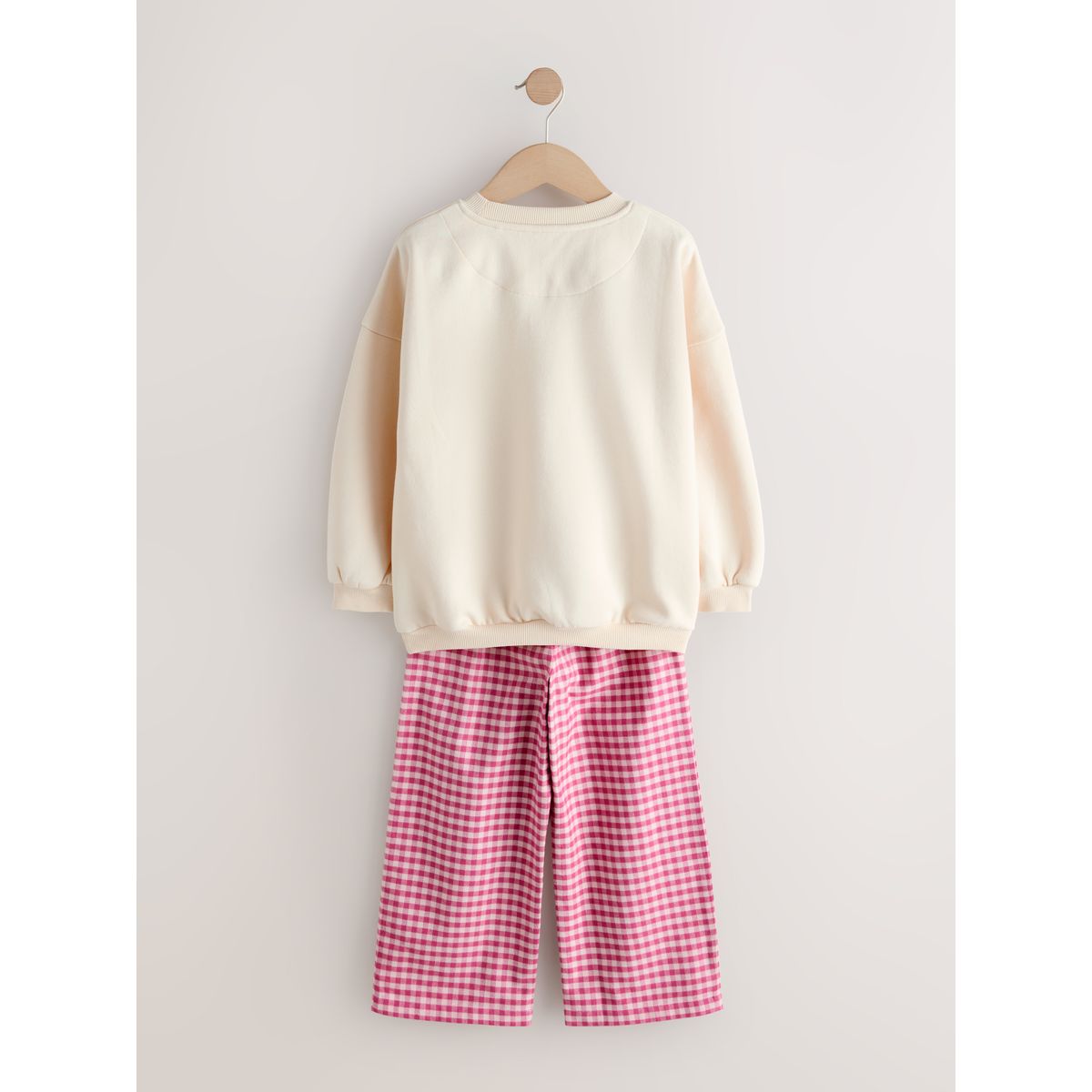 Pyjama avec sweat père noël rouge/écru, NEXT