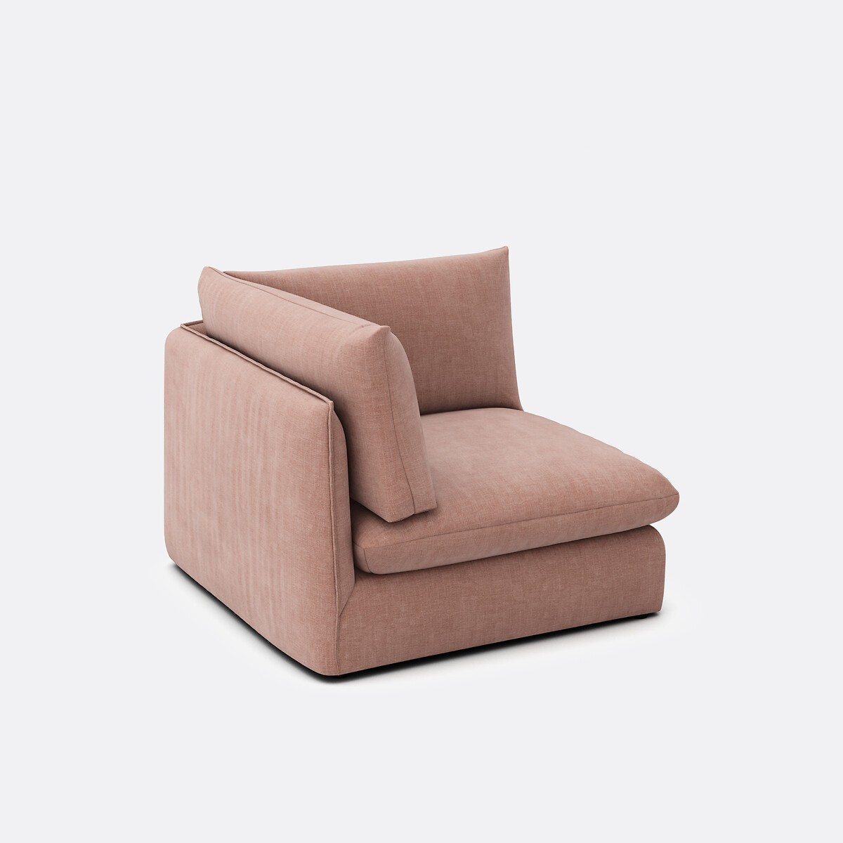 Élément d'angle pour canapé modulable, en tissu structuré, MALO praline, LA REDOUTE INTERIEURS