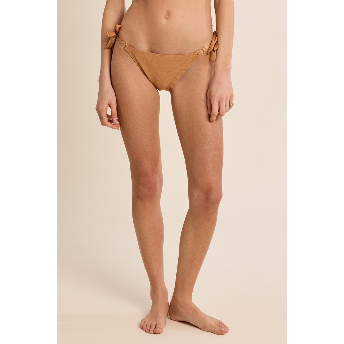 Bas de maillot de bain, irisé beige, MOLLY BRACKEN