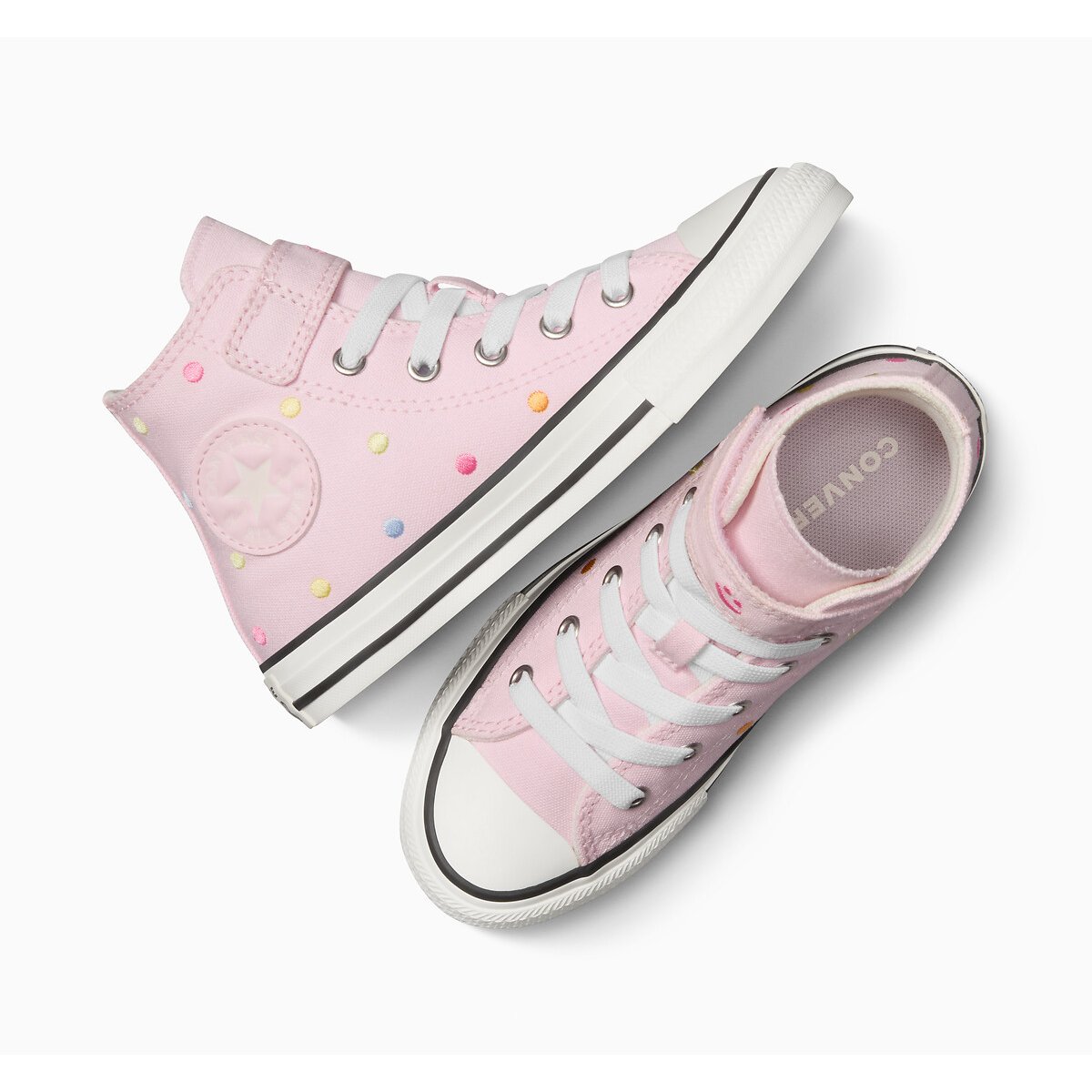 Baskets Chuck Taylor All Star 1V Polka Dot rose/multicolore, CONVERSE