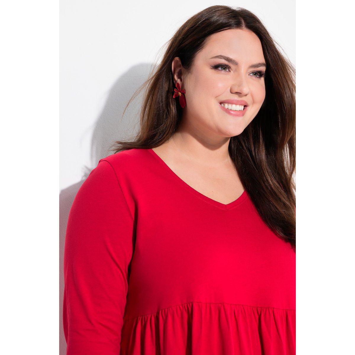 Robe en jersey avec poches, couture empire salsa, ULLA POPKEN