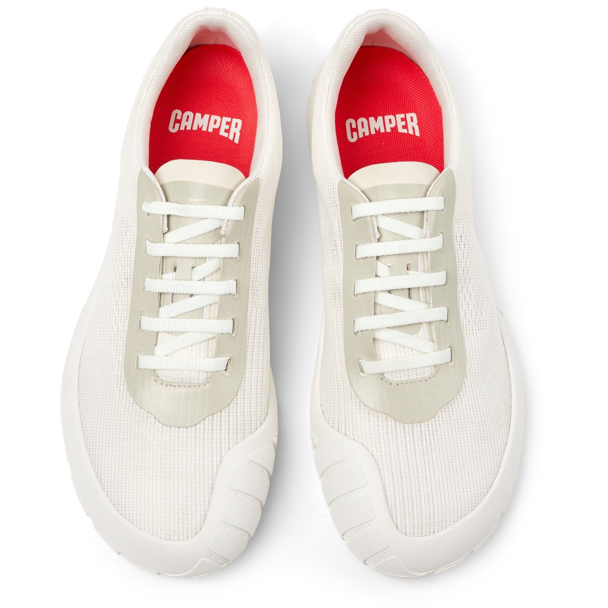 Baskets Cuir PEU PATH+ blanc naturel, CAMPER