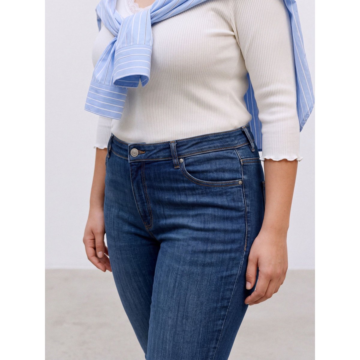 Jean Skinny dark blue denim, VERO MODA