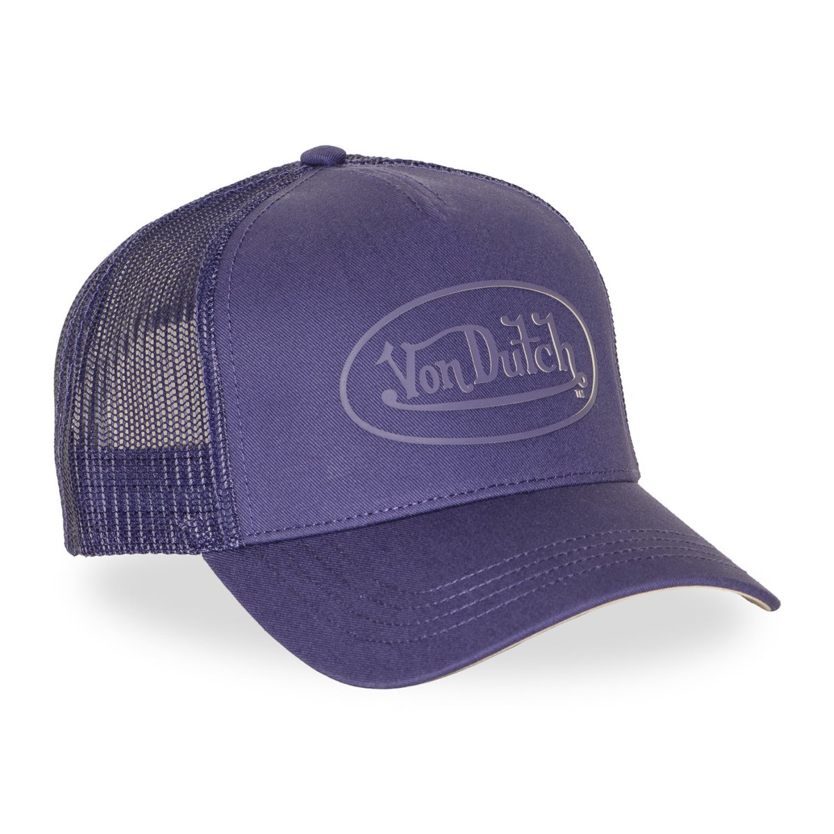 Casquette Trucker Log violet/jaune, VON DUTCH