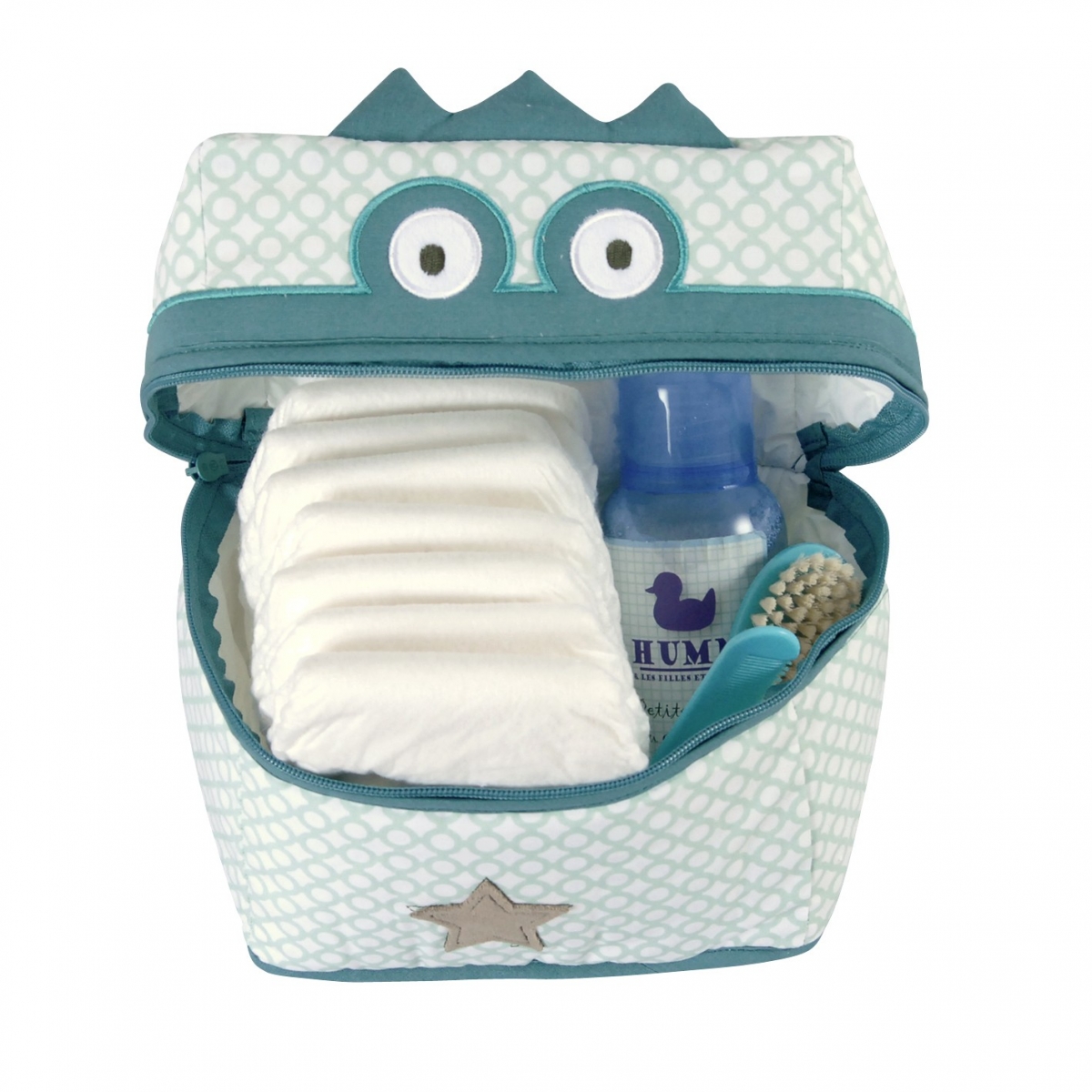 Trousse de toilette CROCODILE vert, LITTLE CREVETTE