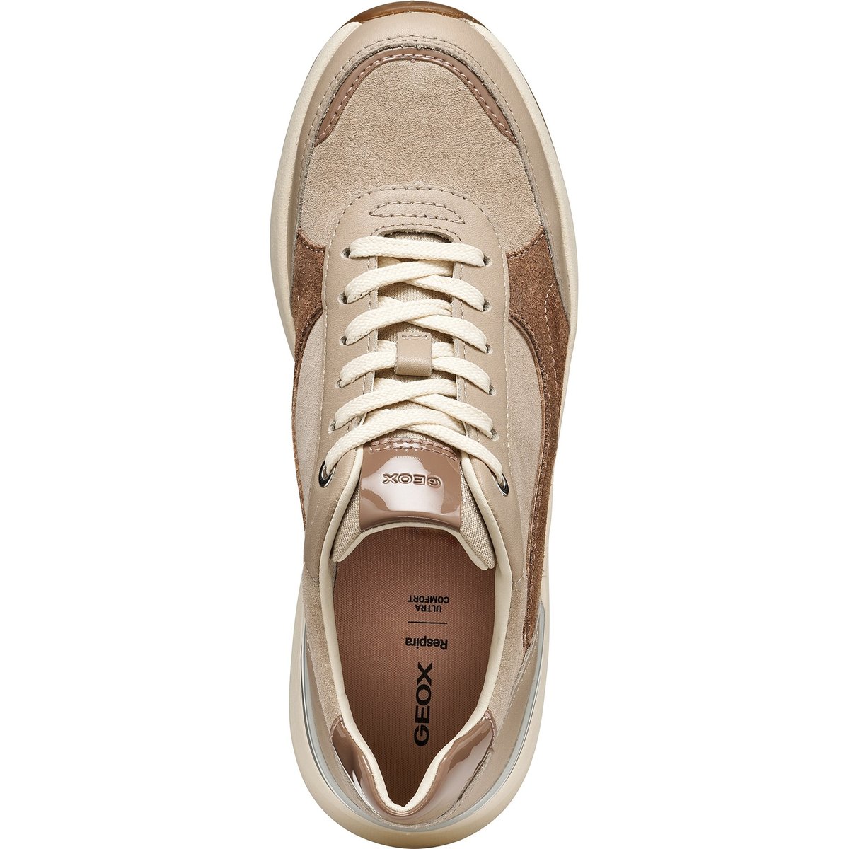 Baskets D SPHERICA EC13 beige/marron clair, GEOX