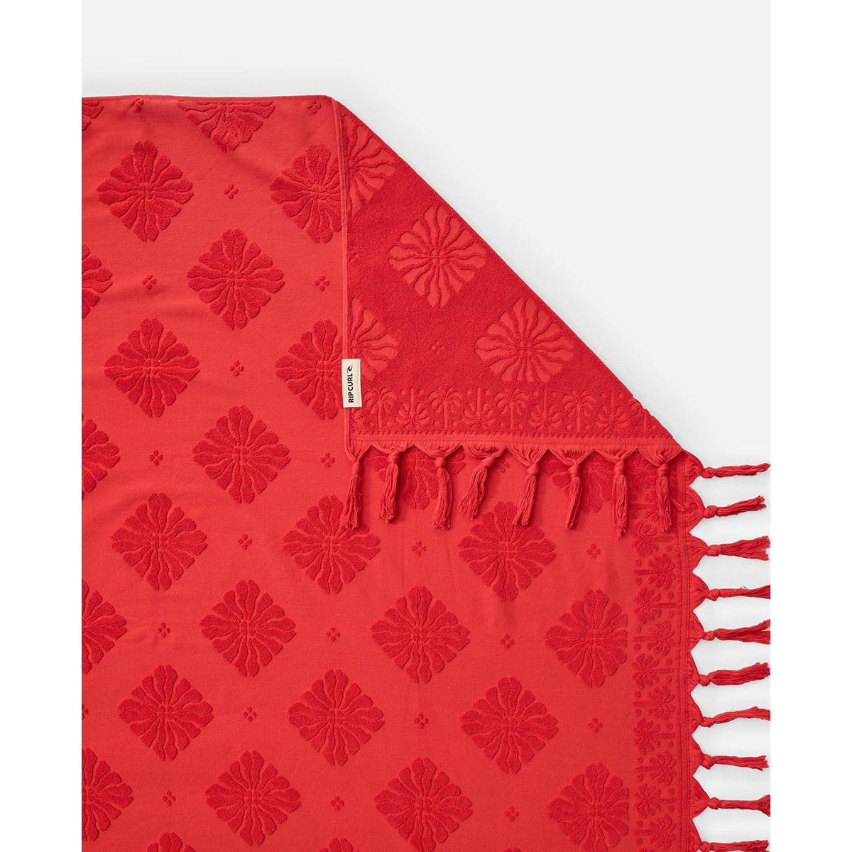 Serviette jumbo Mixed Jacquard rouge, RIP CURL