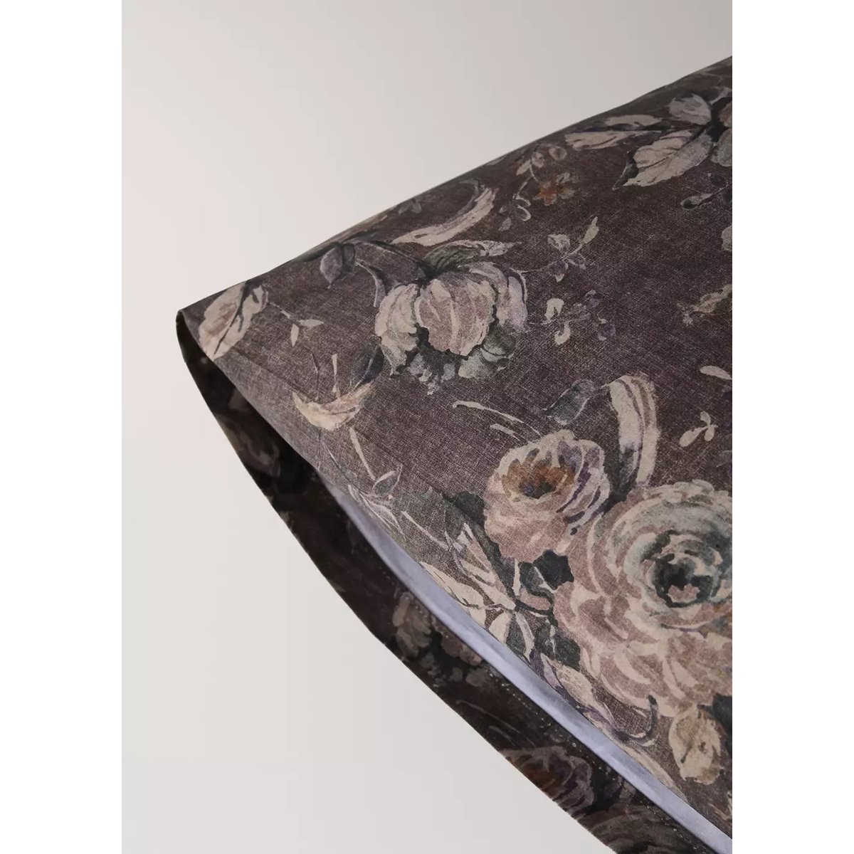 Taie d’oreiller à imprimé floral 50x75 cm marron, MANGO HOME