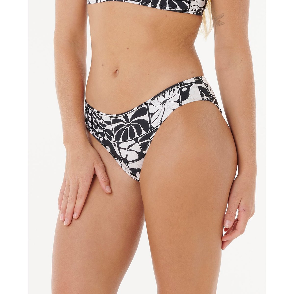 Bas de maillot de bain The SEARCH noir délavé, RIP CURL