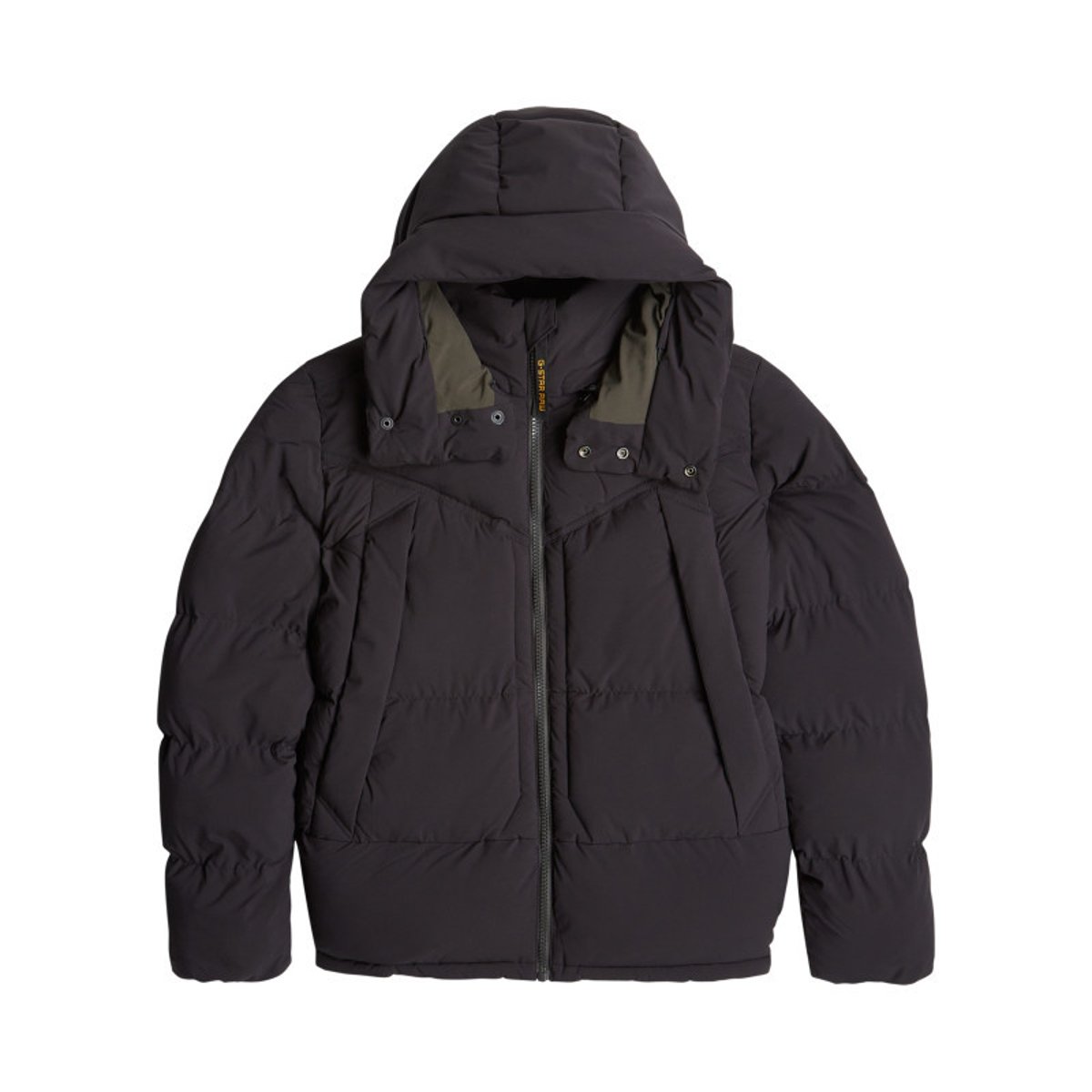 Doudoune à capuche G-Star avec manches longues et col à capuche noire noire, G-Star RAW