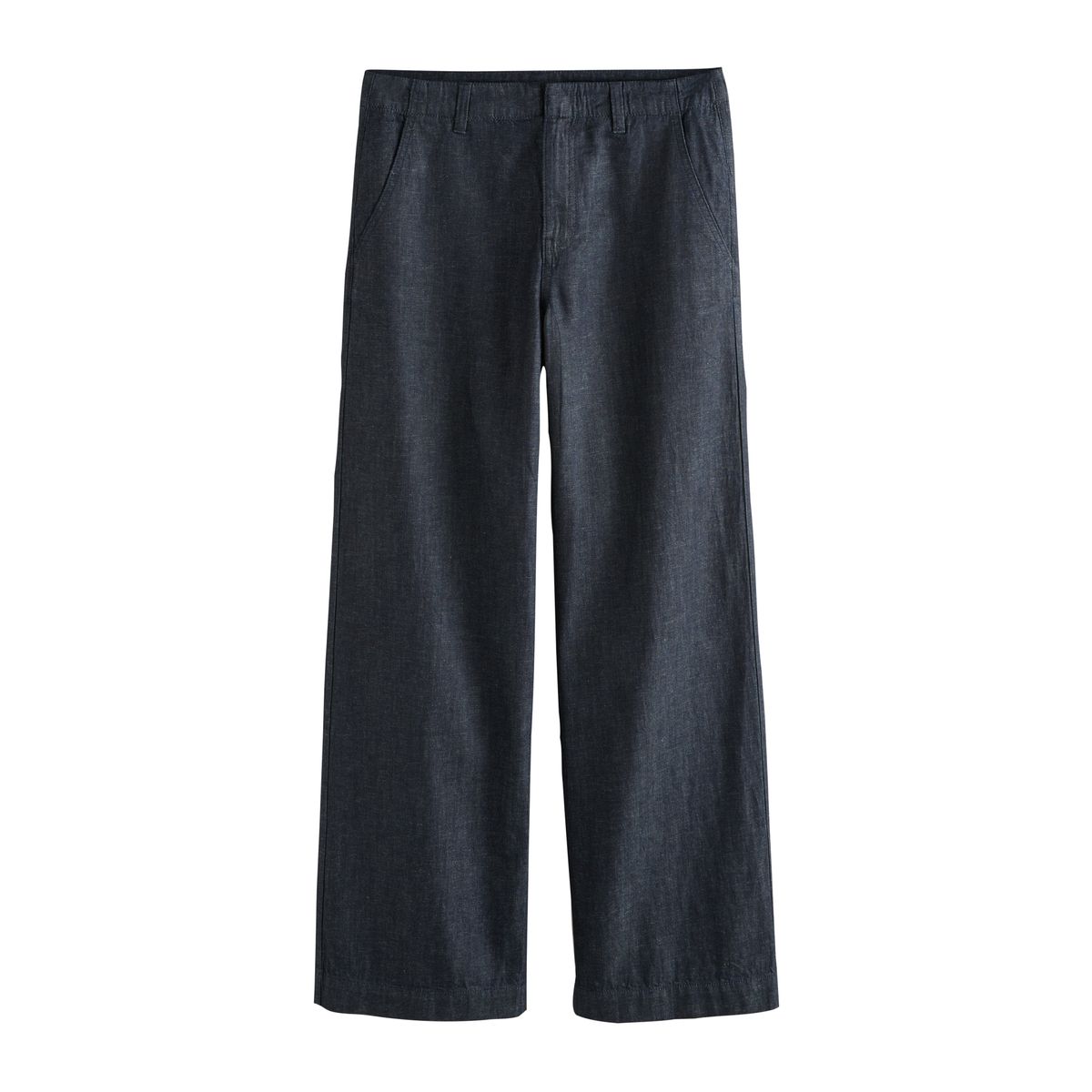 Jean tailleur large en lin mélangé n. premium bleu indigo, NEXT