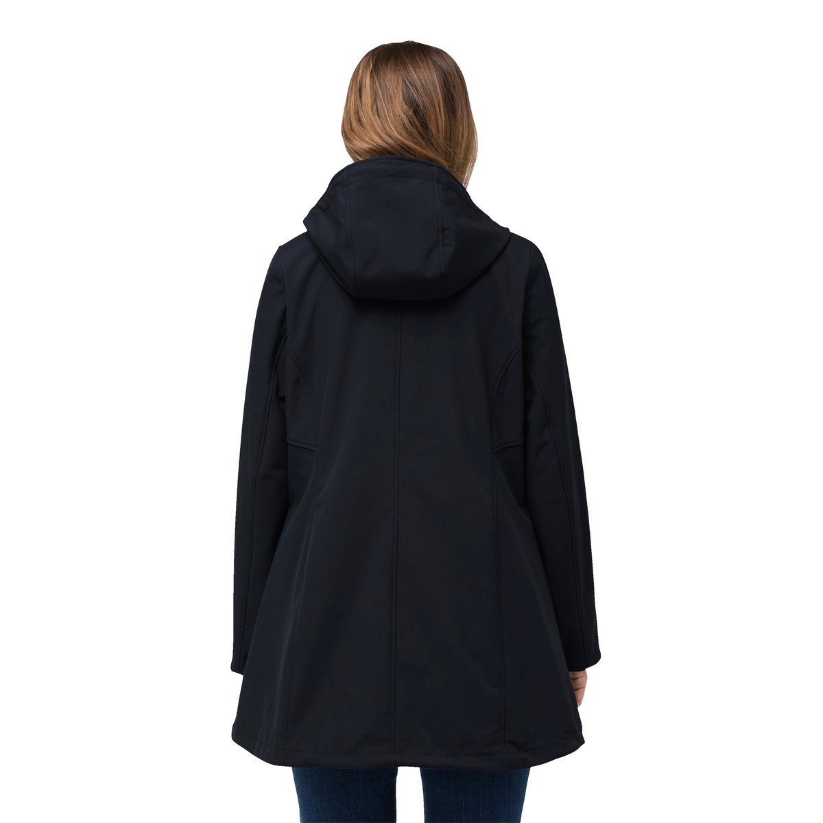 Veste Softshell HYPRAR à capuche marine, ULLA POPKEN