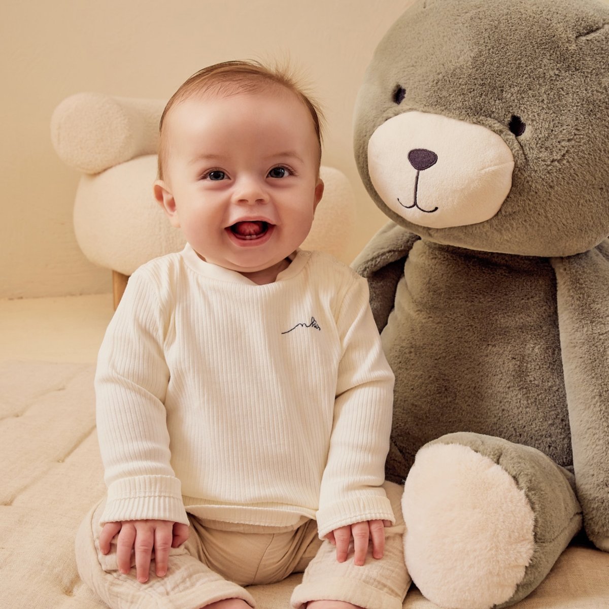 Peluche géante vert, NOUKIE'S