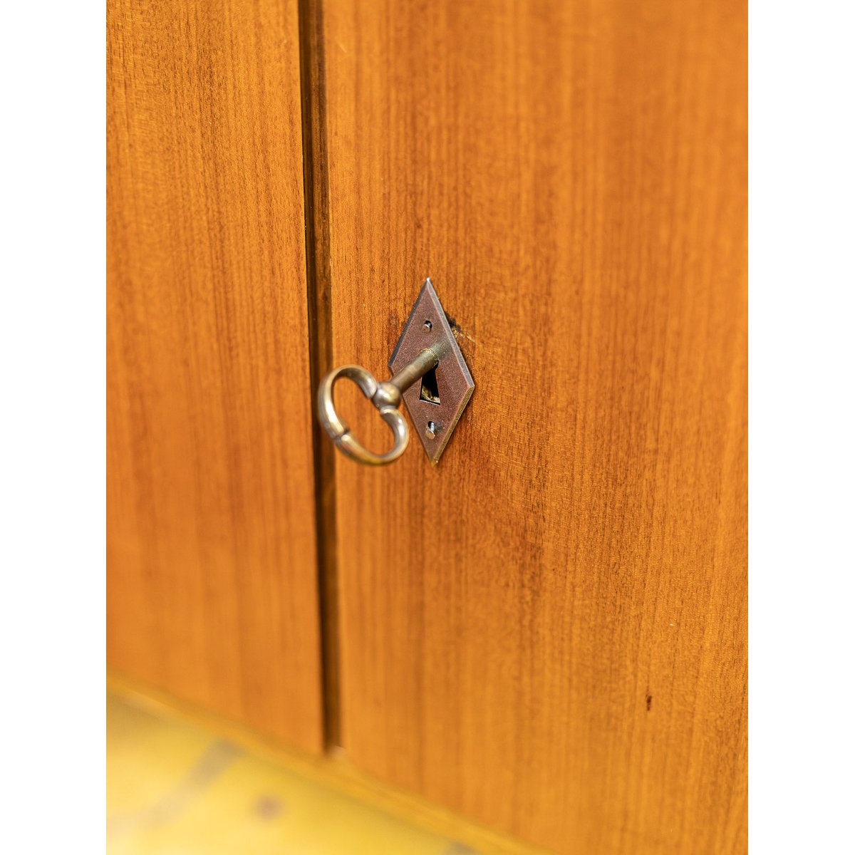 Petite enfilade scandinave Margaret N°789 - Bon état bois foncé, DEBONGOUT