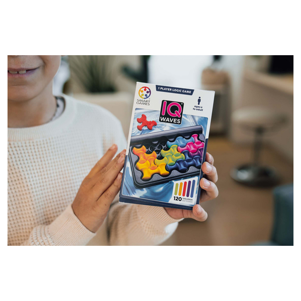 SmartGames IQ Waves casse tete bleu, SMART GAMES