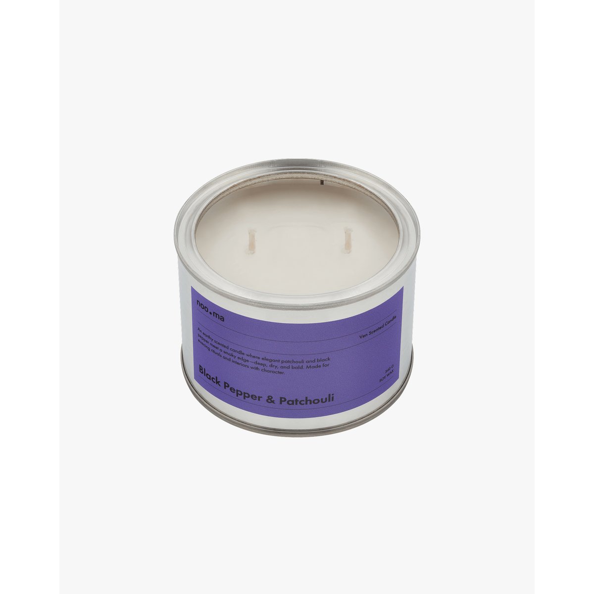 Bougie parfumée Ven - Poivre noir et Patchouli gris, NOO.MA