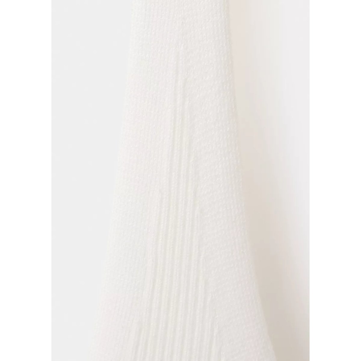 Top maille côtelée à emmanchures américaines blanc, MANGO TEEN