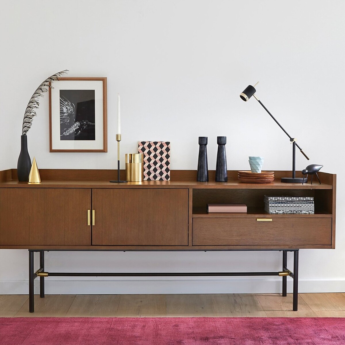 Sideboard Botello nussholz, LA REDOUTE INTERIEURS