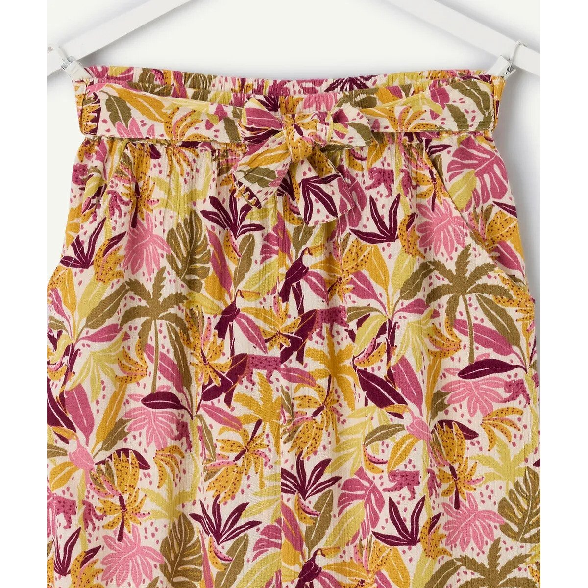Bedrukte soepele broek bloemenprint, TAPE A L'OEIL