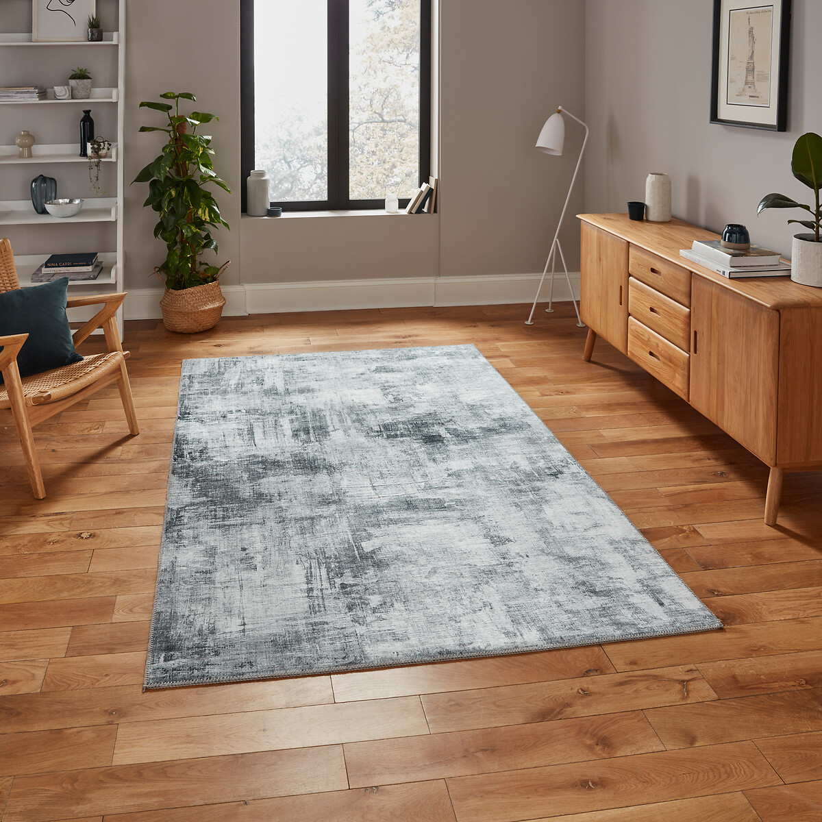 Distressed Faded Style Rug grey, SO'HOME