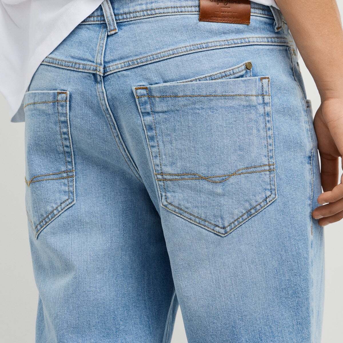 Dalston - Jean Coupe Regular, Taille Normale bleu ciel vintage, PEPE JEANS