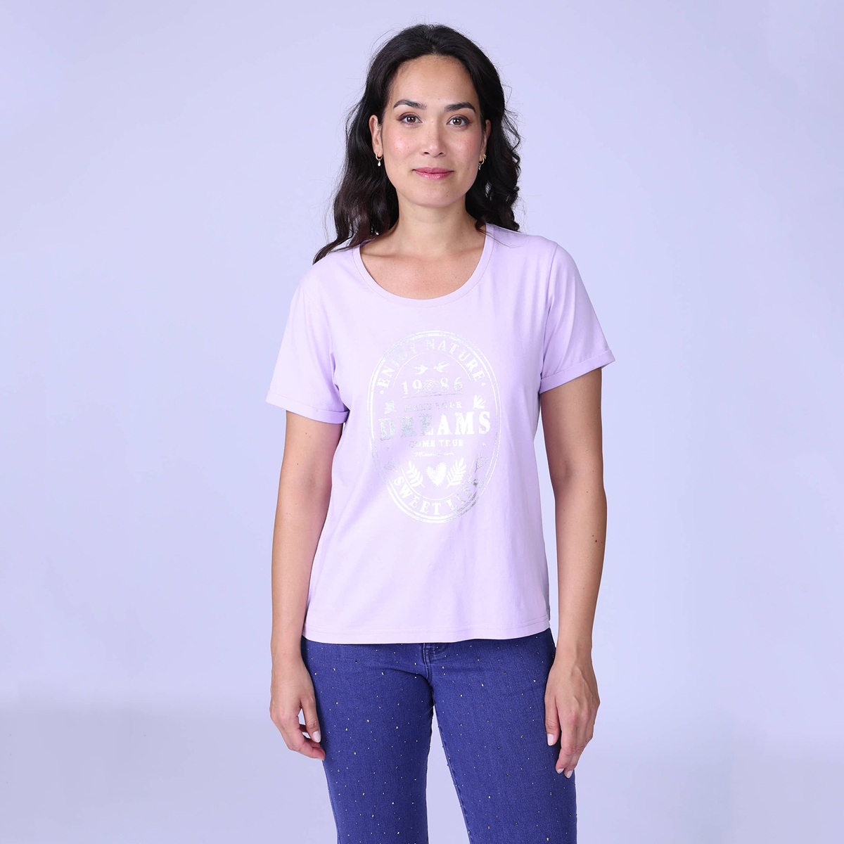 T-shirt Horbie lilas, MISE AU GREEN