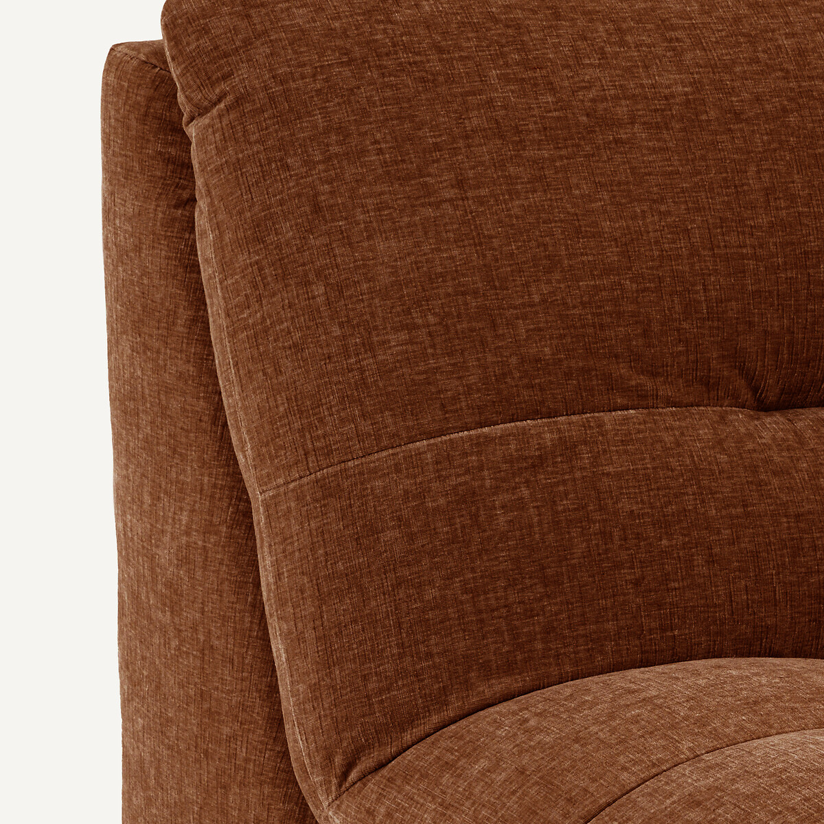 Chauffeuse modulable velours chenille, Giuliano ecureuil, AM.PM