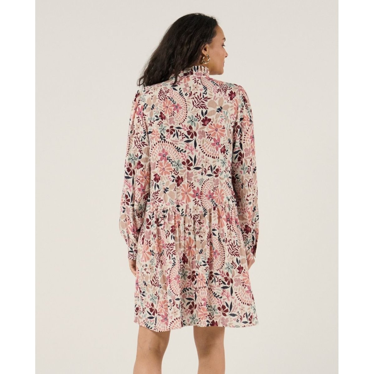 Robe d'allaitement Capucine multicolore, CACHE COEUR