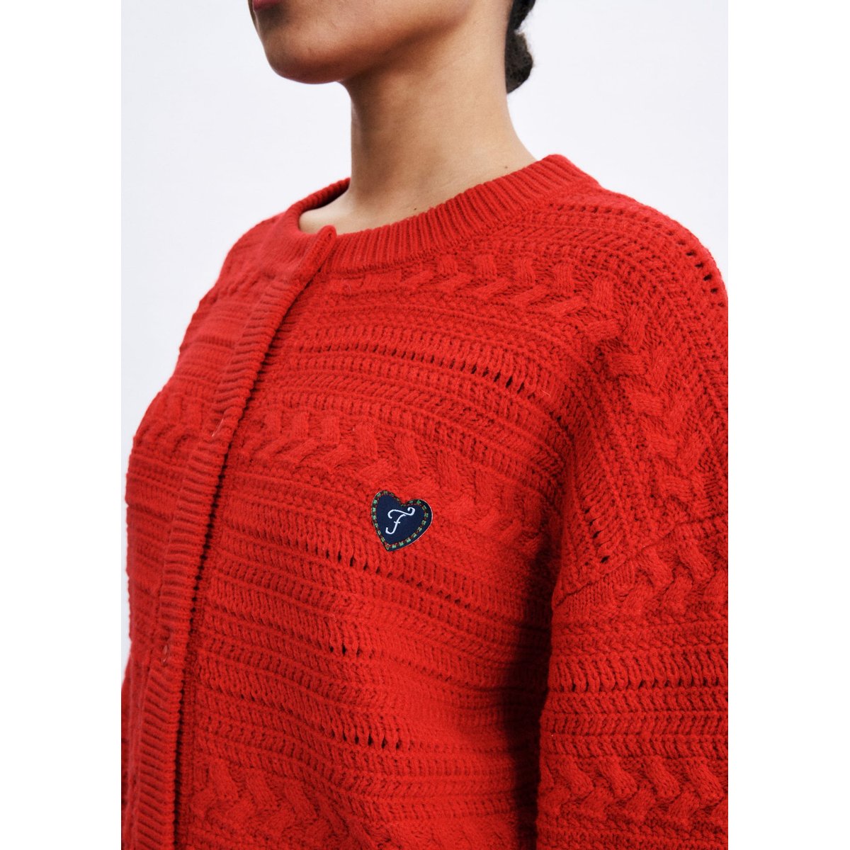 Cardigan Daigoji DAIGOJI rouge, FRNCH