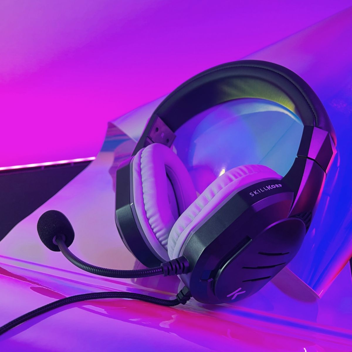 Casque gamer H5 NOIR Access couleur unique, SKILLKORP