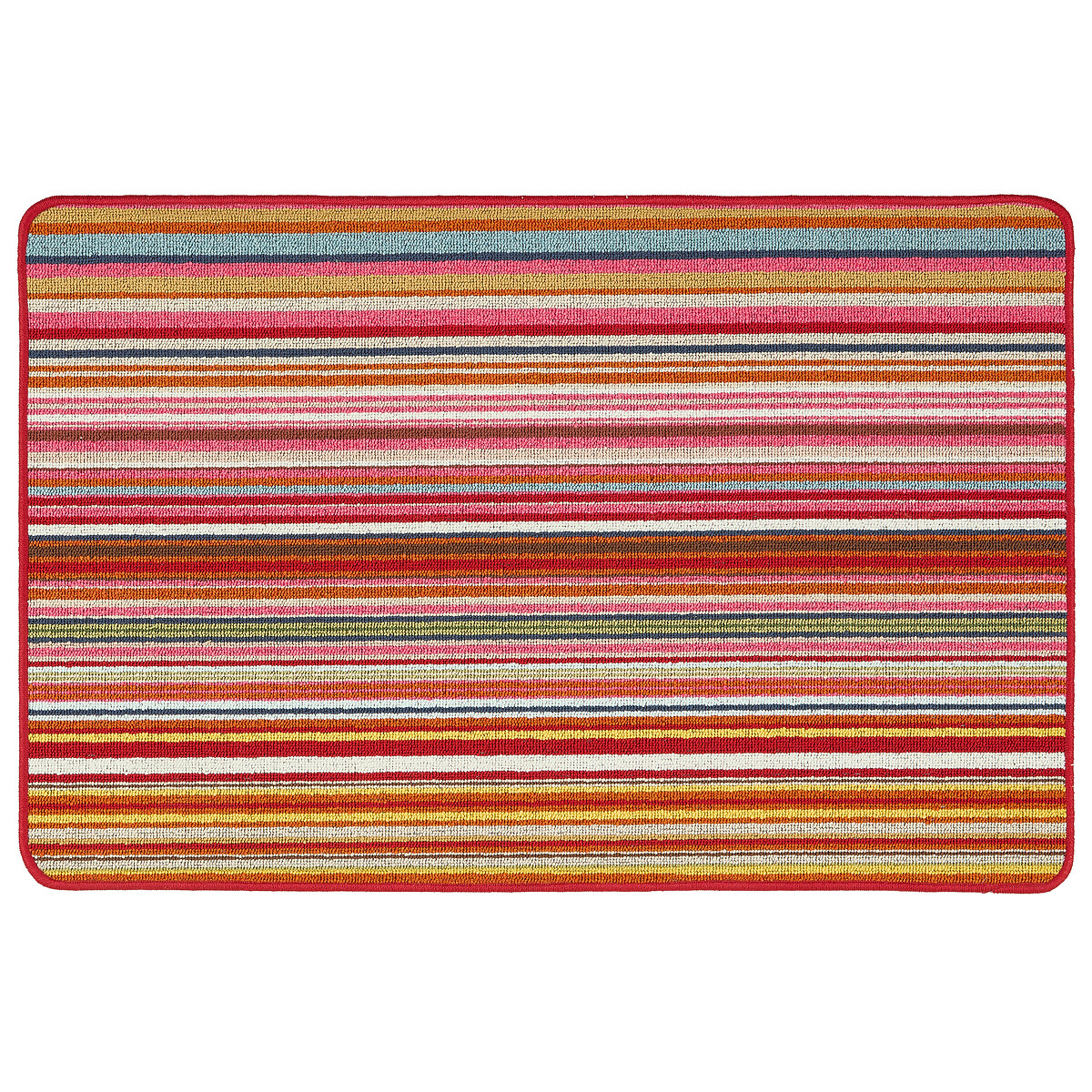 My Stain Resistant Candy Multi Bright Stripe Runner Mat red/pink, MY MAT
