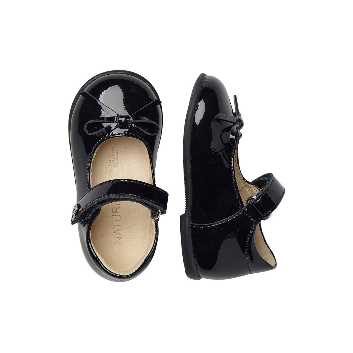 Ballerines Vernie Avec Nœud Ballet marine, NATURINO