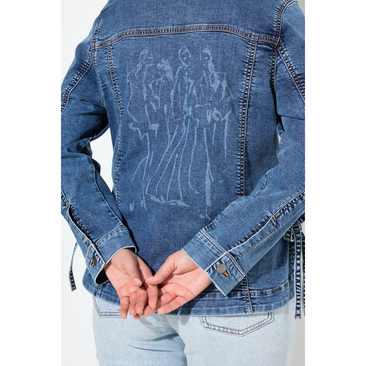 Veste en jean oversize bleu jean, ULLA POPKEN