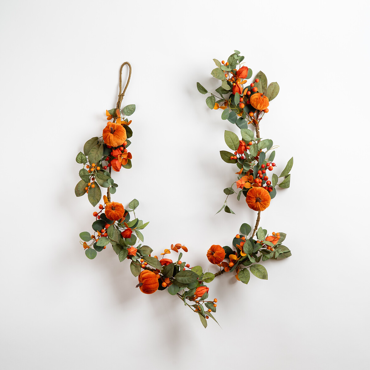 180cm Orange Pumpkin Garland orange, SO'HOME
