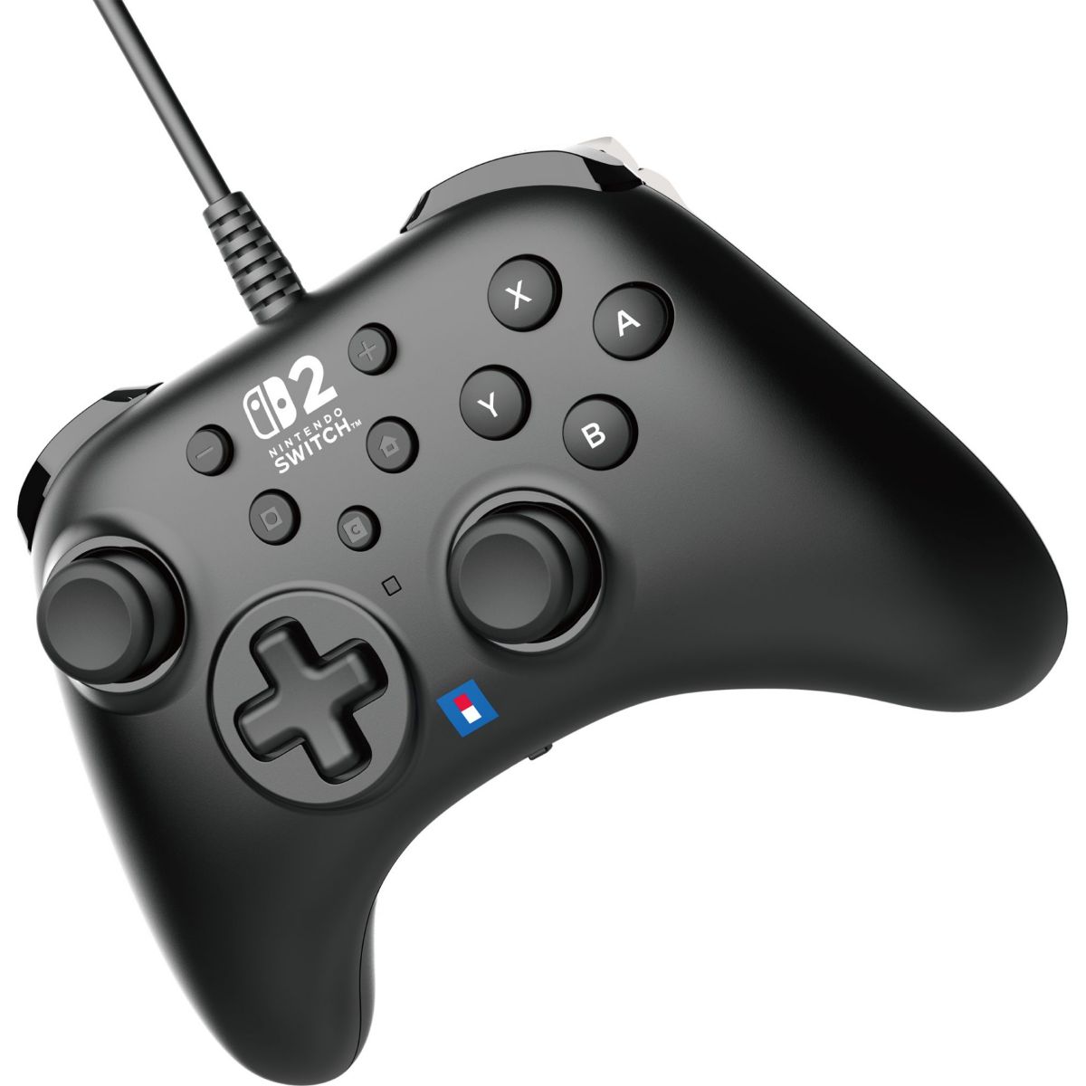 Manette Horipad Turbo Noir Switch 2 couleur unique, HORI