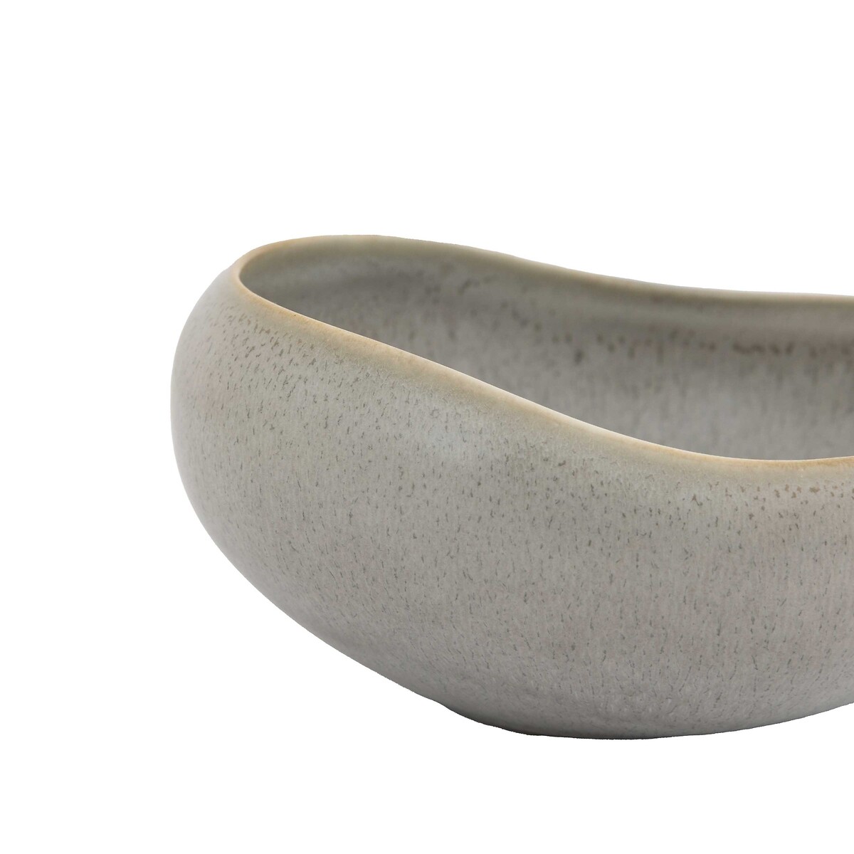 Set of 4 Pebble Glaze Bowls dove grey, ÉDITÉ